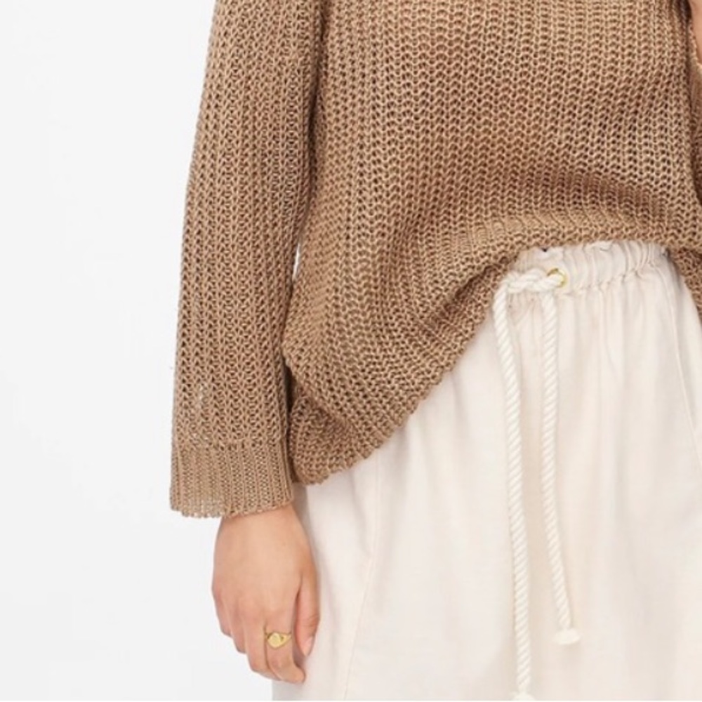 J.Crew 100% Linen Relaxed Fit Beach Sweater - Picture 4 of 16